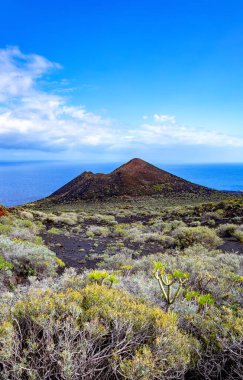 Volkanik manzara, La Palma Adası, Kanarya Adaları, İspanya, Avrupa.