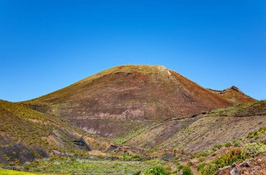 Volkan Monte Corona, Lanzarote Adası, Kanarya Adaları, İspanya, Avrupa
