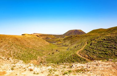 Volkan Monte Corona, Lanzarote Adası, Kanarya Adaları, İspanya, Avrupa