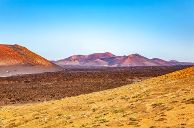 Timanfaya Ulusal Parkı, Lanzarote Adası, Kanarya Adaları, İspanya, Avrupa