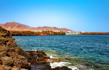Castillo del Aguila Köyü, Lanzarote Adası, Kanarya Adaları, İspanya, Avrupa