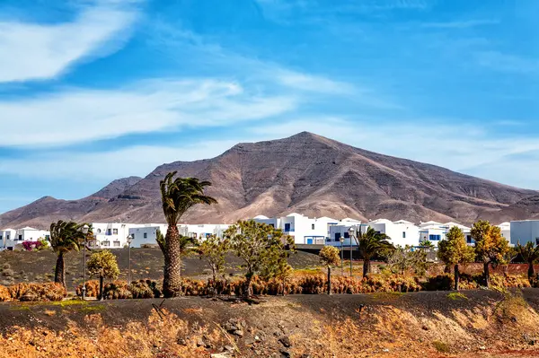 Küçük bir köy, Lanzarote Adası, Kanarya Adaları, İspanya, Avrupa