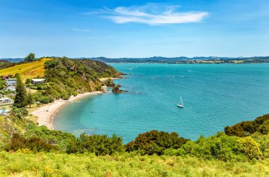 Tapeka Plajı, Russell, Kuzey Adası, Yeni Zelanda, Okyanusya. 