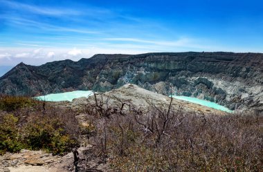 Volkan Kawah Ijen, Banyuwangi, Ada Java, Endonezya, Güneydoğu Asya
