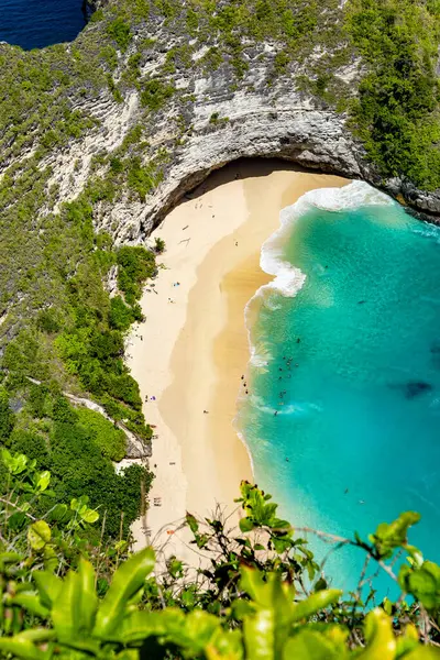 Kelingking Sahili, Ada Nusa Penida, Endonezya, Güneydoğu Asya