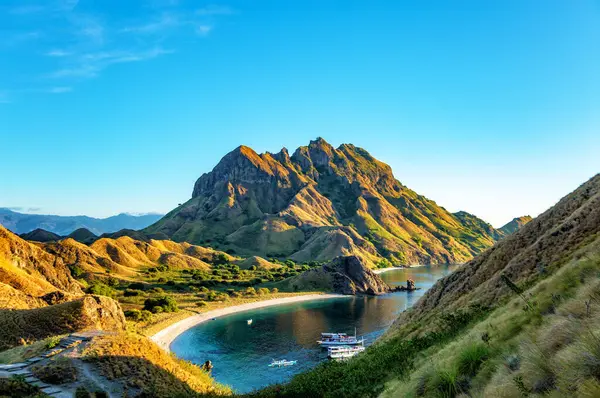 Padar Adası, Komodo Ulusal Parkı, Flores, Endonezya, Güneydoğu Asya