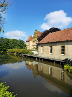 Su Kalesi Holtfeld, Kuzey Ren-Vestfalya, Almanya, Avrupa