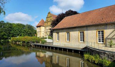 Su Kalesi Holtfeld, Kuzey Ren-Vestfalya, Almanya, Avrupa