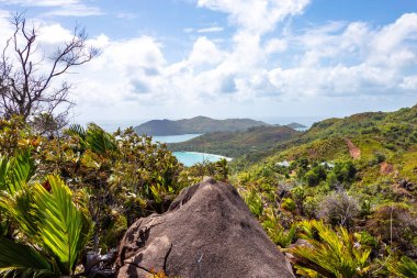Anse Lazio Plajı, Praslin Adası, Seyşeller Cumhuriyeti, Afrika
