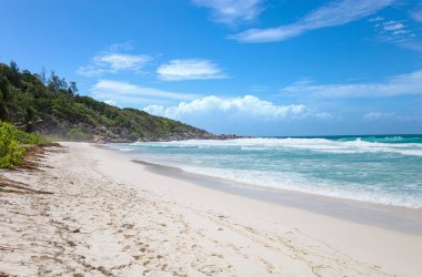 Petite Anse Sahili, La Digue Adası, Seyşeller Cumhuriyeti, Afrika