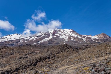 Ruapehu Dağı, Manawatu-Wanganui, Kuzey Adası, Yeni Zelanda, Okyanus