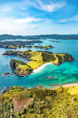 Waewaetorea ve Okahu Adaları, Adalar Körfezi, Kuzey Adası, Yeni Zelanda, Okyanusya. 