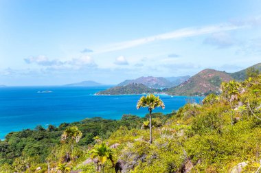 Anse Pasquiere Körfezi, Praslin Adası, Seyşeller Cumhuriyeti, Afrika