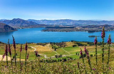 Wanaka Gölü, Wanaka Kasabası, Otago, Güney Adası, Yeni Zelanda, Okyanusya