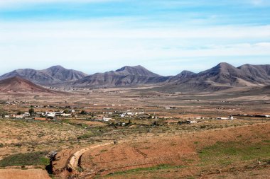 Valle de Santa Ines, Fuerteventura Adası, Kanarya Adaları, İspanya, Avrupa
