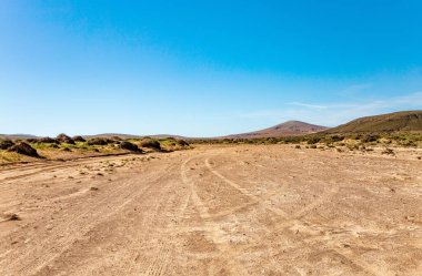 Kanada de Melian nehir yatağına, Fuerteventura Adası, Kanarya Adaları, İspanya, Avrupa. 