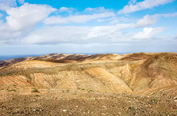 Dağ manzarası, Fuerteventura Adası, Kanarya Adaları, İspanya, Avrupa. 