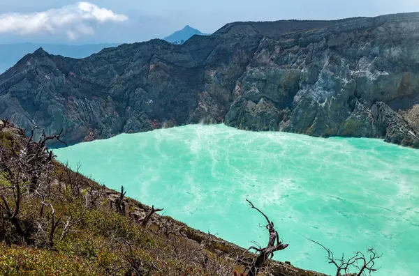 Volkan Kawah Ijen, Banyuwangi, Ada Java, Endonezya, Güneydoğu Asya