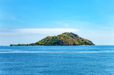 Komodo Ulusal Parkı 'ndaki Kanawa Adası, Flores, Endonezya, Güneydoğu Asya