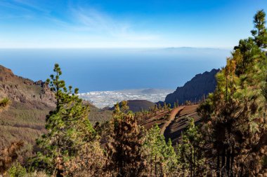 Tenerife Adası 'nın batı kıyısı, Kanarya Adaları, İspanya, Avrupa