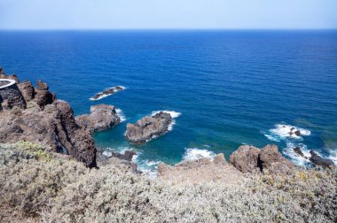 Kuzey kıyısı, El Hierro Adası, Kanarya Adaları, İspanya, Avrupa