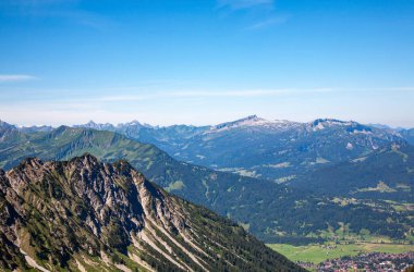 Allgau Alpleri, Oberstdorf, Bavyera, Almanya, Avrupa