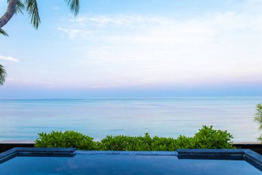 Yüzme havuzu, Nathon Sahili, Ko Samui Adası, Güneydoğu Tayland