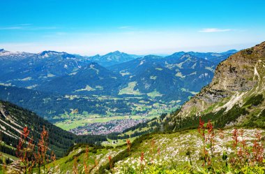 Oberstdorf, Bavyera, Almanya, Avrupa