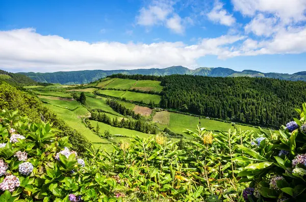 Sete Cidades, Sao Miguel Adası, Azores, Portekiz, Avrupa.  
