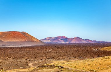 Timanfaya Ulusal Parkı, Lanzarote Adası, Kanarya Adaları, İspanya, Avrupa