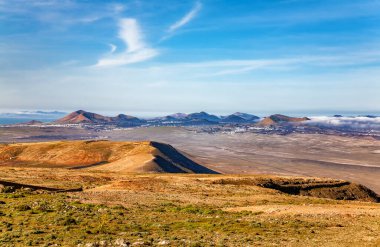 Volkanik manzara, Lanzarote Adası, Kanarya Adaları, İspanya, Avrupa
