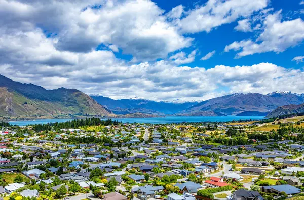 Wanaka Kasabası, Wanaka, Otago, Güney Adası, Yeni Zelanda, Okyanusya