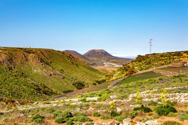 Volkan Monte Corona, Lanzarote Adası, Kanarya Adaları, İspanya, Avrupa