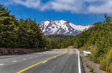Ruapehu Dağı, Manawatu-Wanganui, Kuzey Adası, Yeni Zelanda, Okyanus