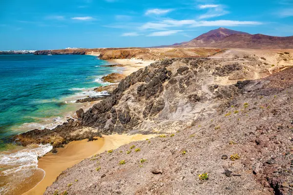 Plaja de la Cera, Lanzarote Adası, Kanarya Adaları, İspanya, Avrupa.