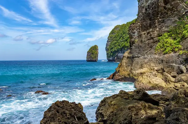Tembeling Plajı, Ada Nusa Penida, Endonezya, Güneydoğu Asya