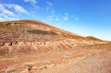 Colorada Dağı, Fuerteventura Adası, Kanarya Adaları, İspanya, Avrupa