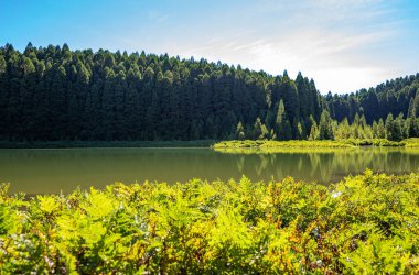 Lagoa do Canario, Sao Miguel Adası, Azores, Portekiz, Avrupa