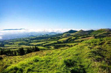 Kuzey kıyısı, Sao Miguel Adası, Azores, Portekiz, Avrupa