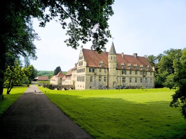 Havixbeck Kalesi, Kuzey Ren-Vestfalya, Almanya, Avrupa