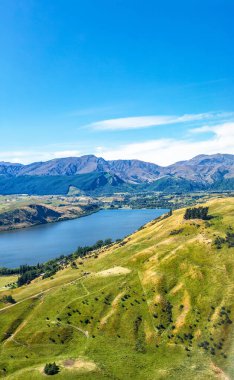 Hayes Gölü, Otago, Güney Adası, Yeni Zelanda, Okyanusya.