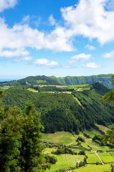 Caldeira do Alferes, Sete Cidades, Sao Miguel Adası, Azores, Portekiz, Avrupa