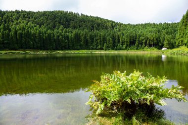 Lakes Lagoa das, Sao Miguel Adası, Azores, Portekiz, Avrupa.