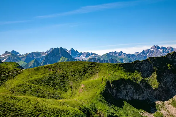 Allgau Alpleri, Oberstdorf, Bavyera, Almanya, Avrupa