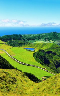 Lagoa Rasa, Sao Miguel Adası, Azores, Acore, Portekiz, Avrupa