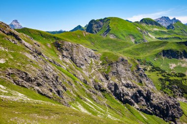 Allgau Alpleri, Oberstdorf, Bavyera, Almanya, Avrupa
