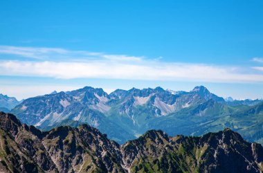 Allgau Alpleri, Oberstdorf, Bavyera, Almanya, Avrupa