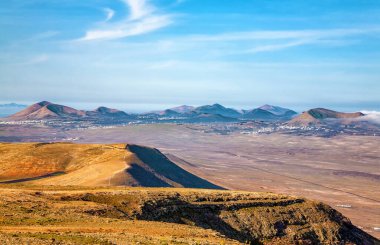 Volkanik manzara, Lanzarote Adası, Kanarya Adaları, İspanya, Avrupa