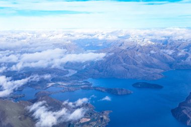 Glendhu Körfezi, Wanaka Gölü, Otago, Güney Adası, Yeni Zelanda, Okyanusya