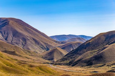 Lindis Geçidi, Otago, Güney Adası, Yeni Zelanda, Okyanusya